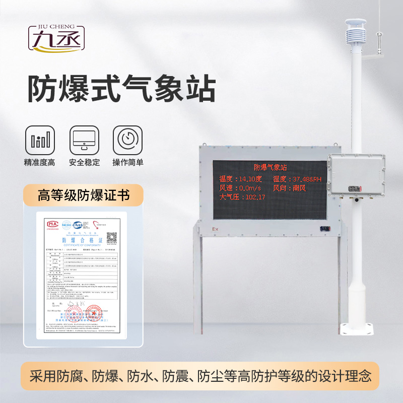 五參數防爆氣象站亮點