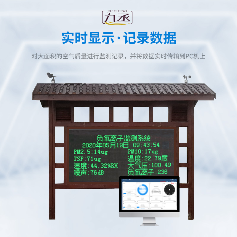 景區負氧離子在線監測系統