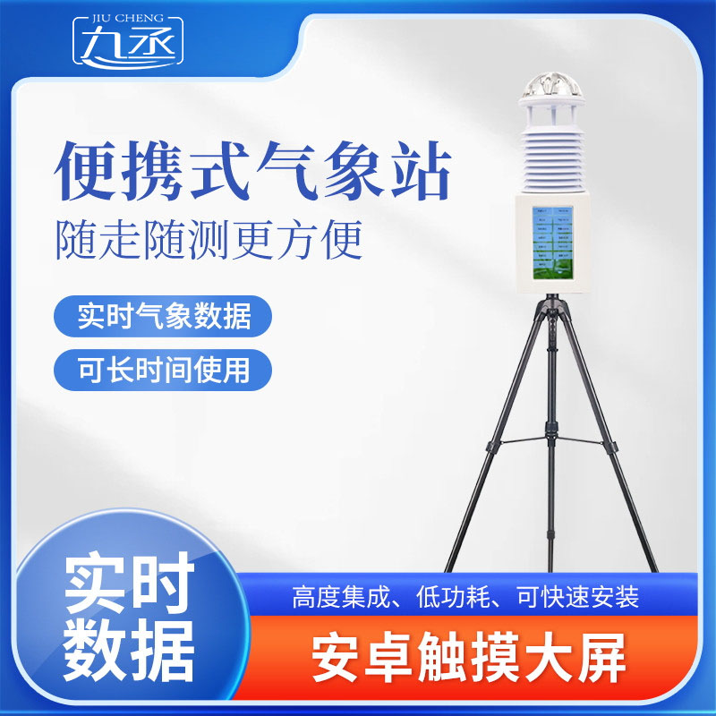 走到哪測到哪！便攜式氣象站的靈活監測術